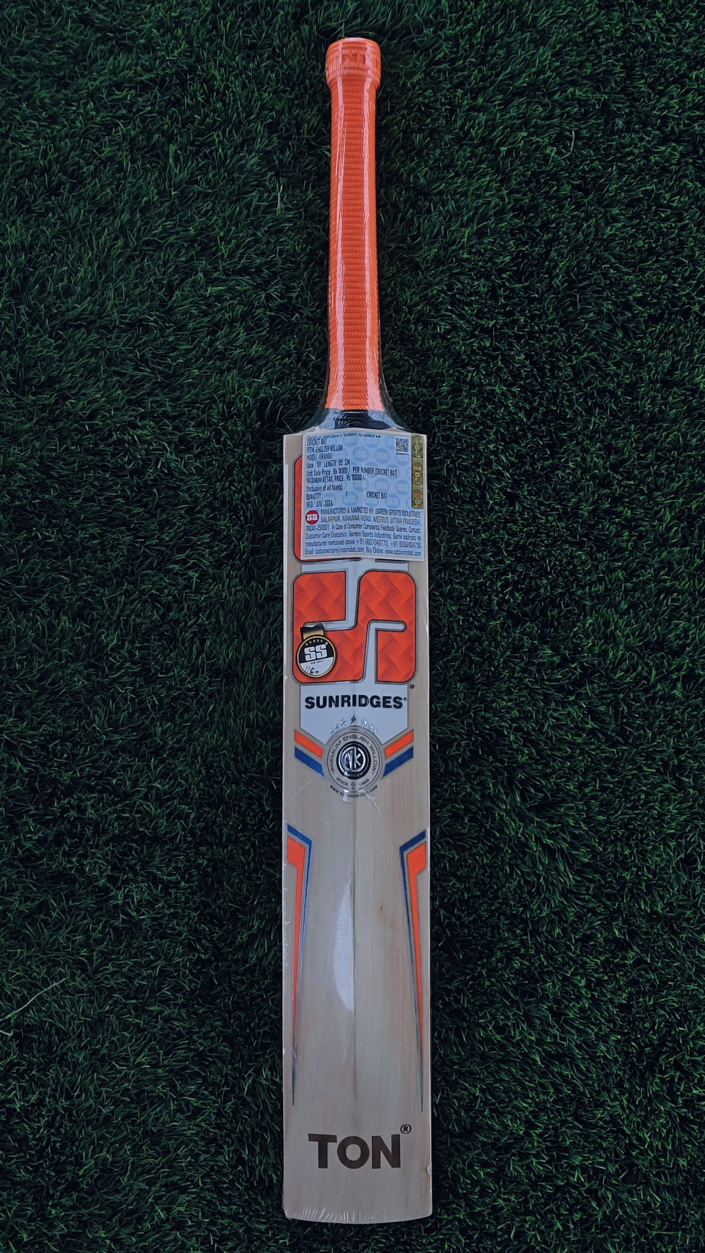 SS Cricket Bat ORANGE