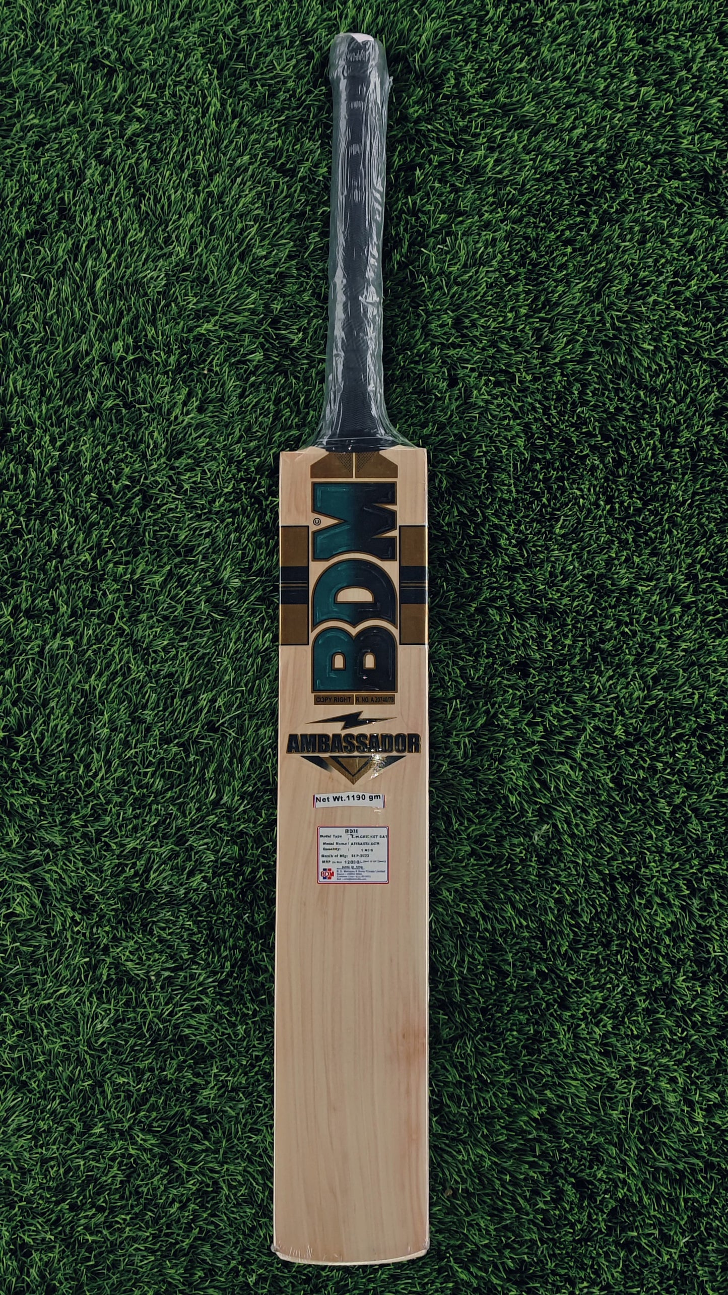 BDM Cricket Bat AMBASSDOR