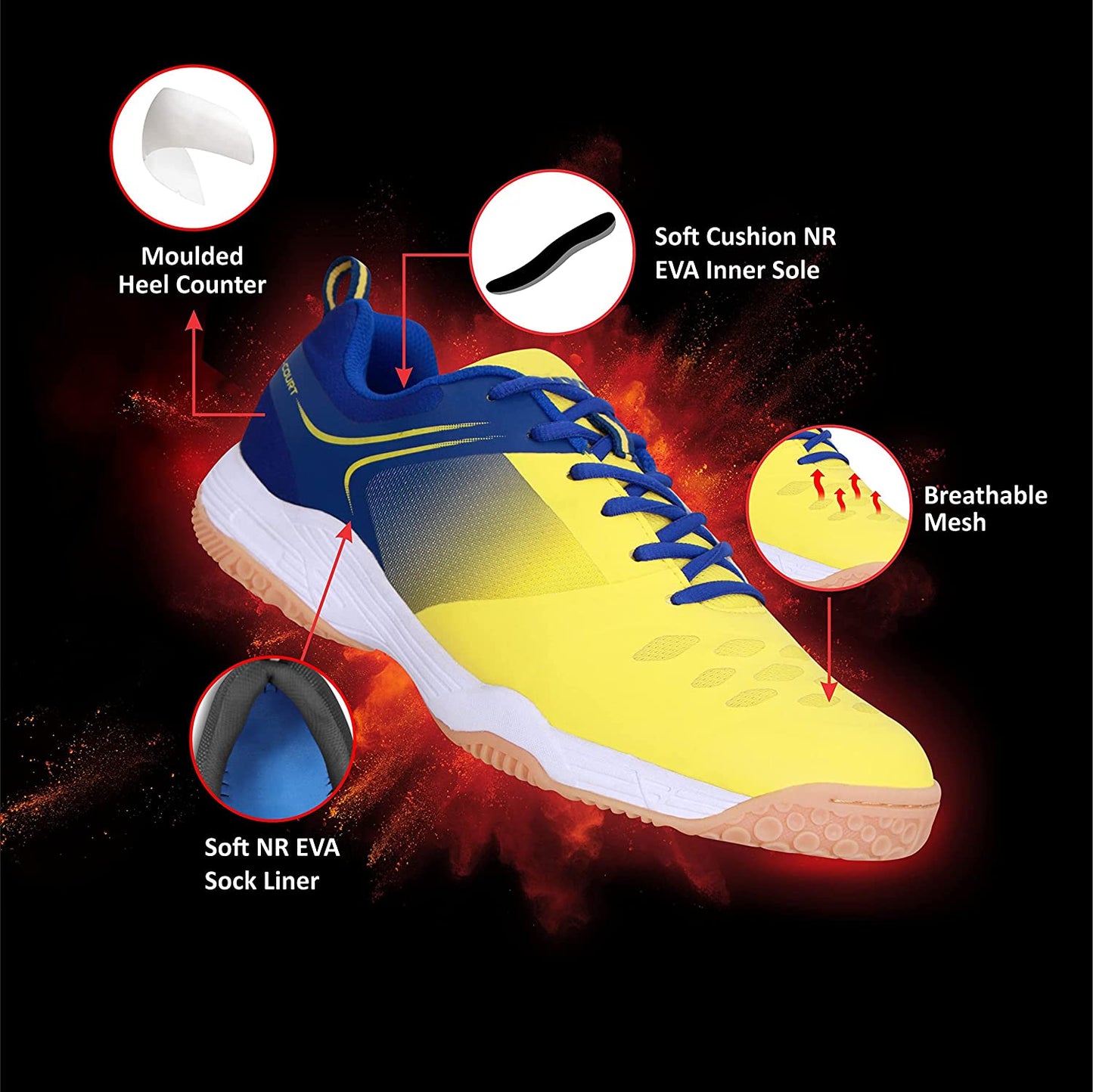 NIVIA BADMINTON SHOES HY COURT 2.0